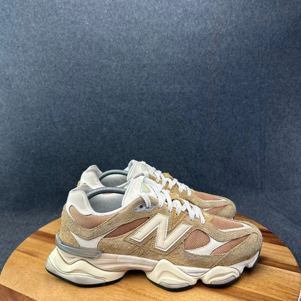 New Balance 9060 U9060HMT Great Plains Tan White Suede Mesh Men's 9.5 Sneakers